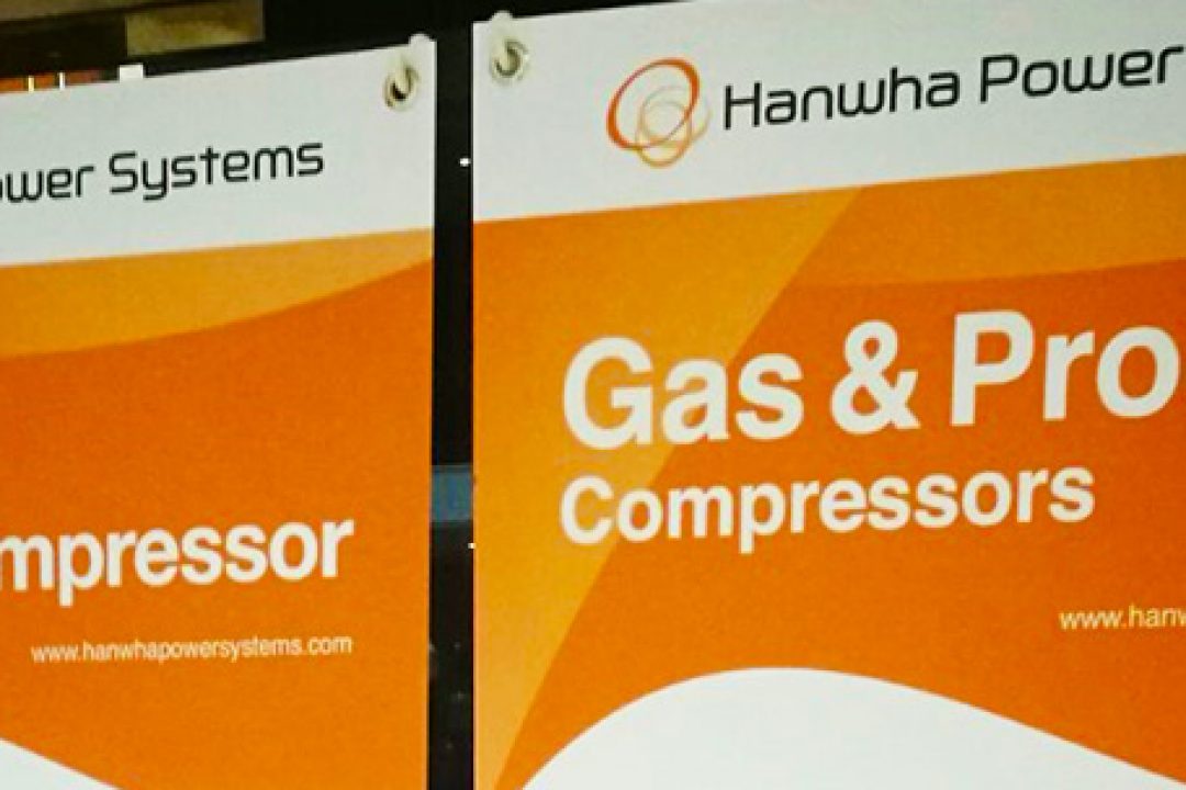Hanwha Power Systems Conference Banners