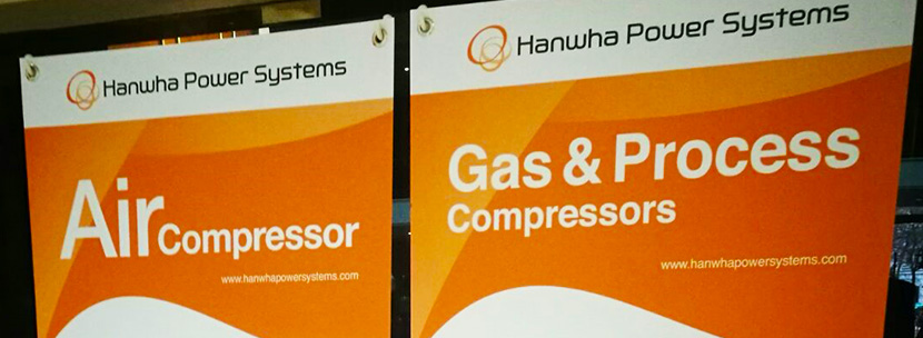 Hanwha Power Systems Conference Banners