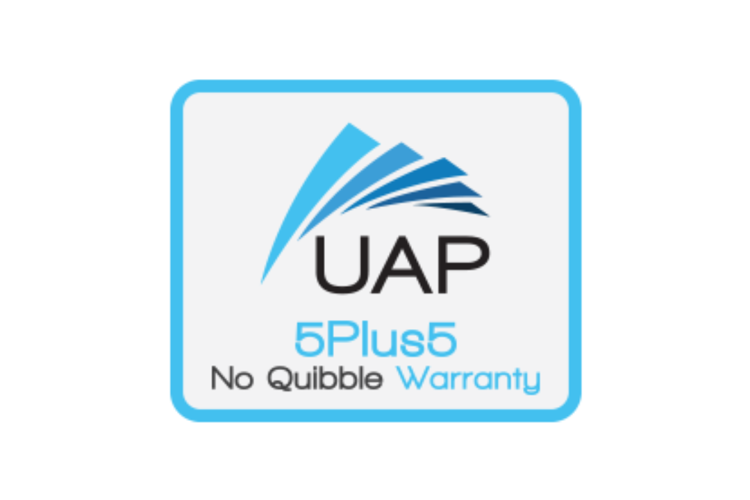 Have you heard about the UAP 5Plus5 No Quibble Warranty™?