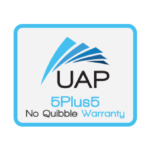 Have you heard about the UAP 5Plus5 No Quibble Warranty™?