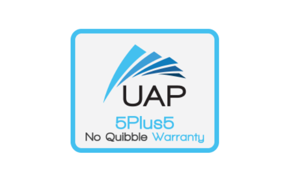 Have you heard about the UAP 5Plus5 No Quibble Warranty™?